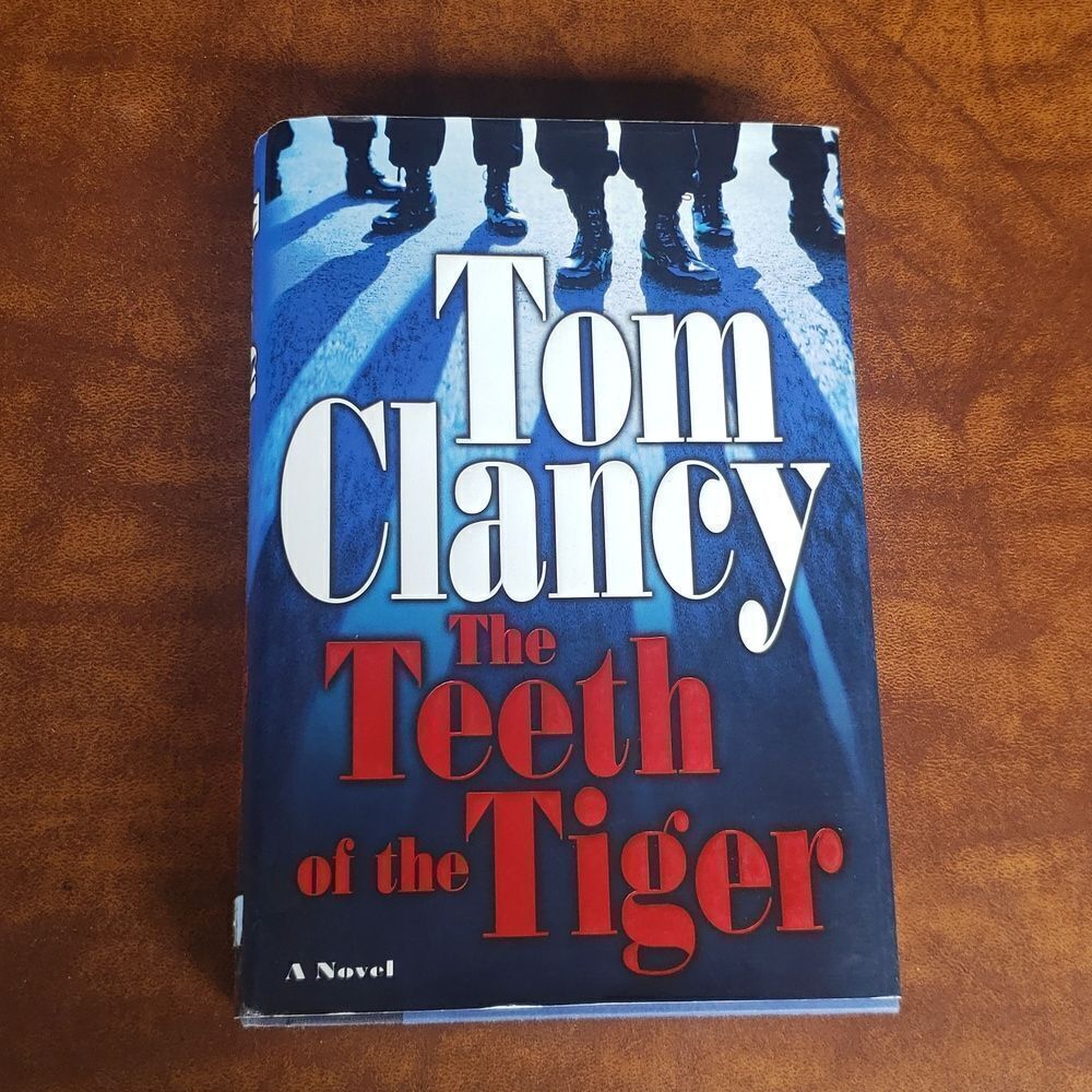 💚3/$20 Vintage Book - "The Teeth of the Tiger" by Tom Clancy (2000)